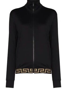 Versace Black Jacket with Gold Trim